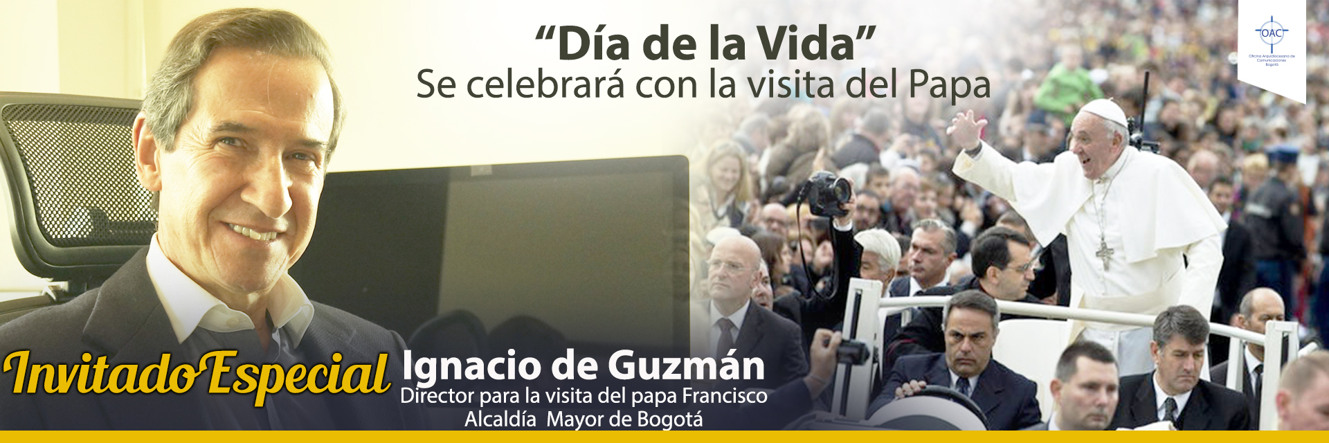 Remezón comunitario en Bogotá con la visita del Sumo Pontífice