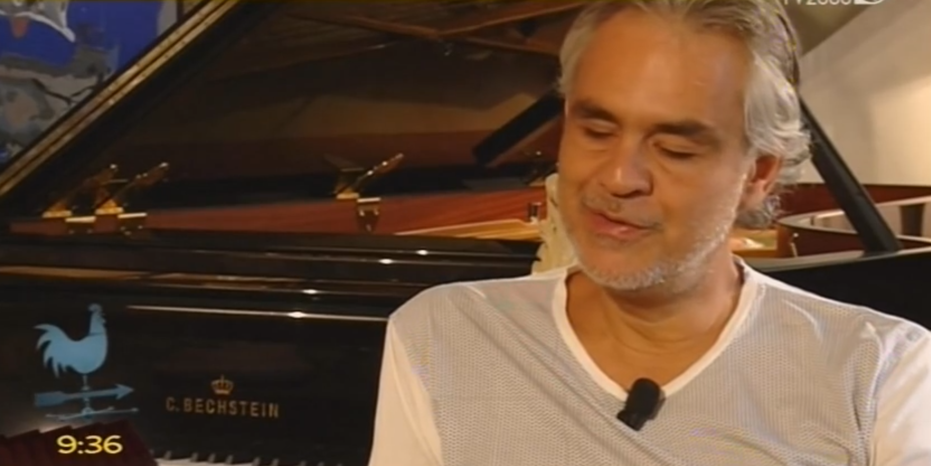 El tenor Andrea Bocelli habla su fe, como fruto  de la razón