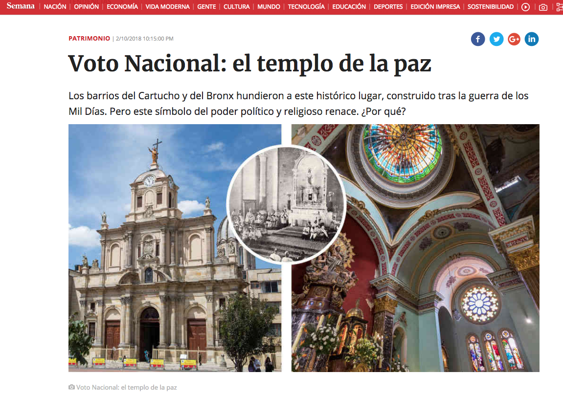 Voto Nacional: el templo de la paz