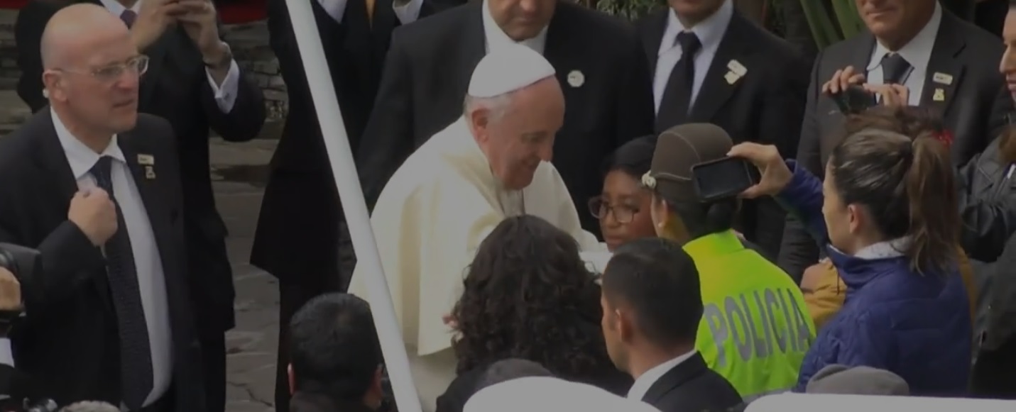 Papa Francisco en su último día cerca a los fieles Ecuatorianos