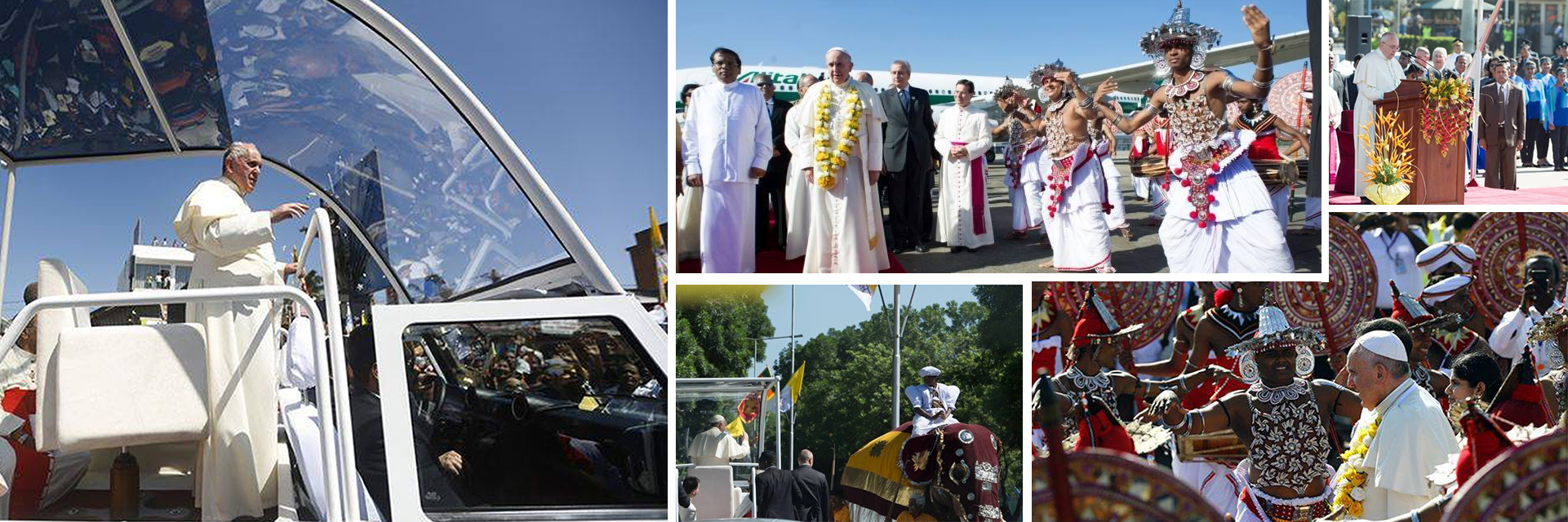 Discurso del Papa Francisco:Ceremonia de bienvenida, Colombo, 13 enero 2015