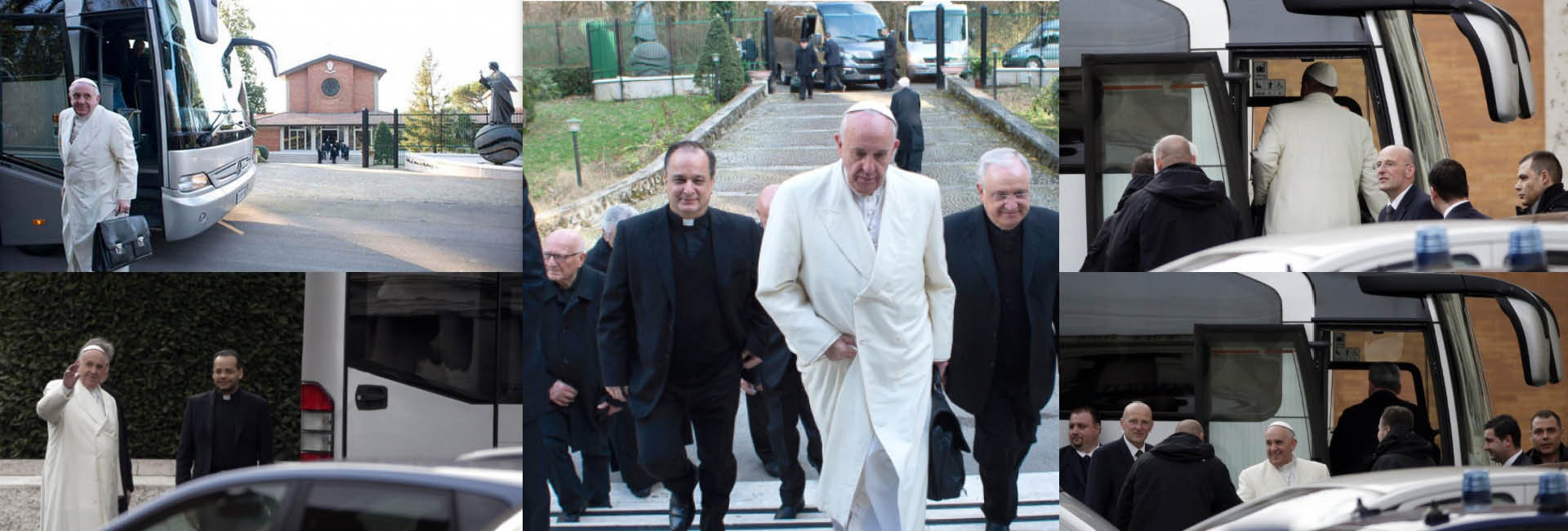 El Papa y la Curia en retiros