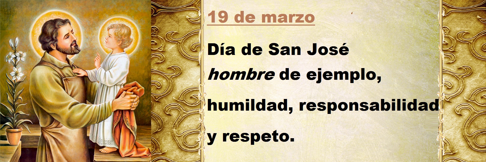 Sán José hombre ejemplar