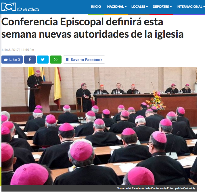 Conferencia Episcopal definirá esta semana nuevas autoridades de la iglesia