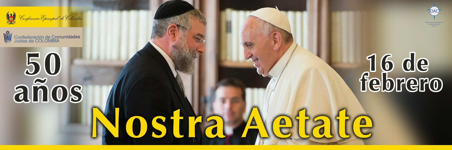 Católicos y judíos por una fe incluyente y dialogante