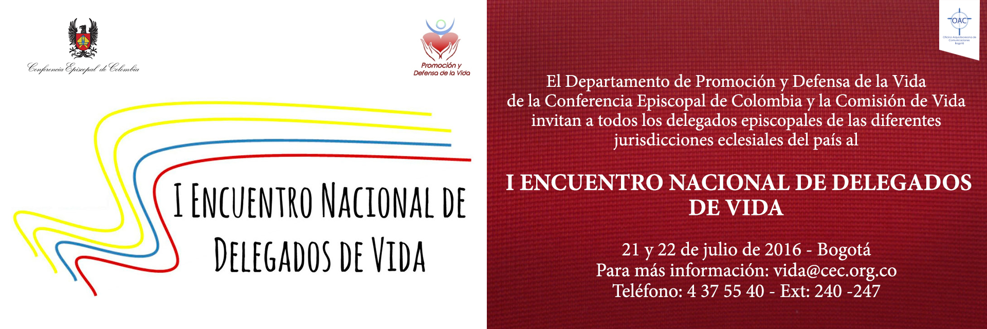 Primer encuentro nacional de delegados de vida...