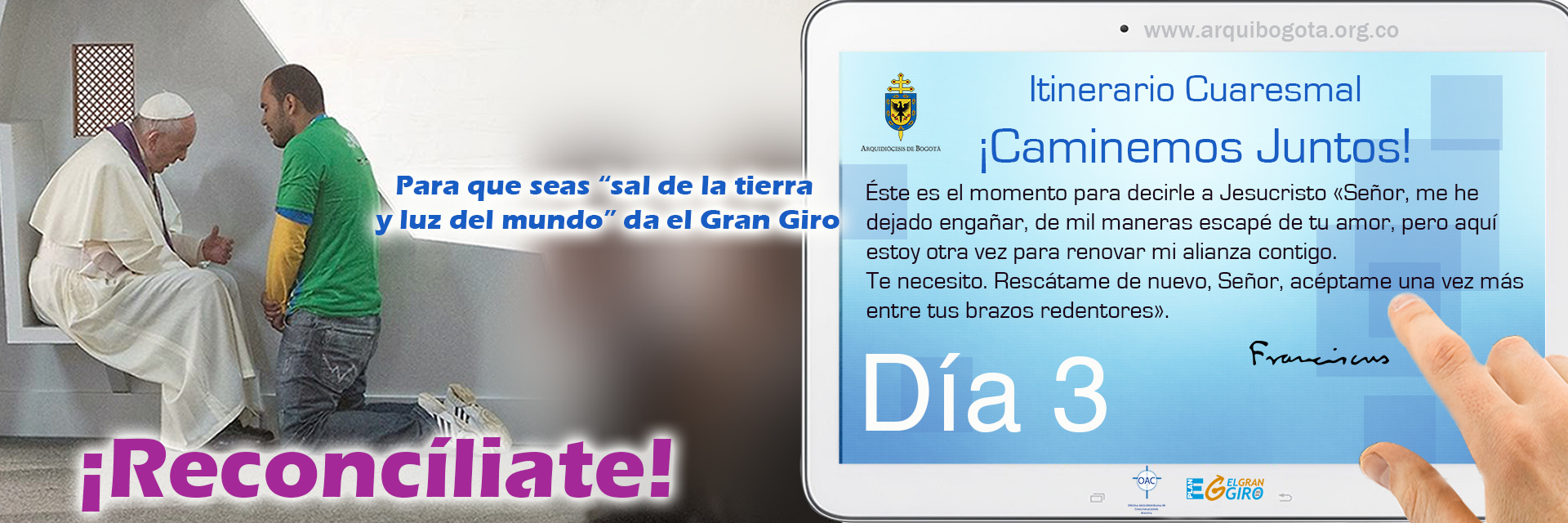 ¡Reconcíliate!Itinerario Cuaresmal - ¡Caminemos Juntos! Día 3