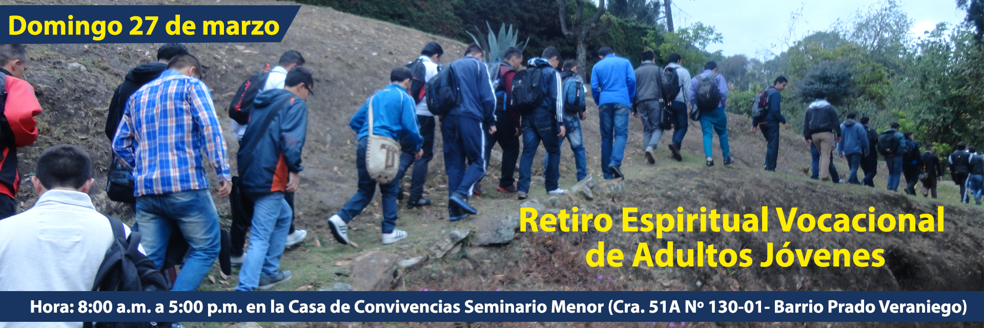 Retiro Espiritual Vocacional de Adultos Jóvenes