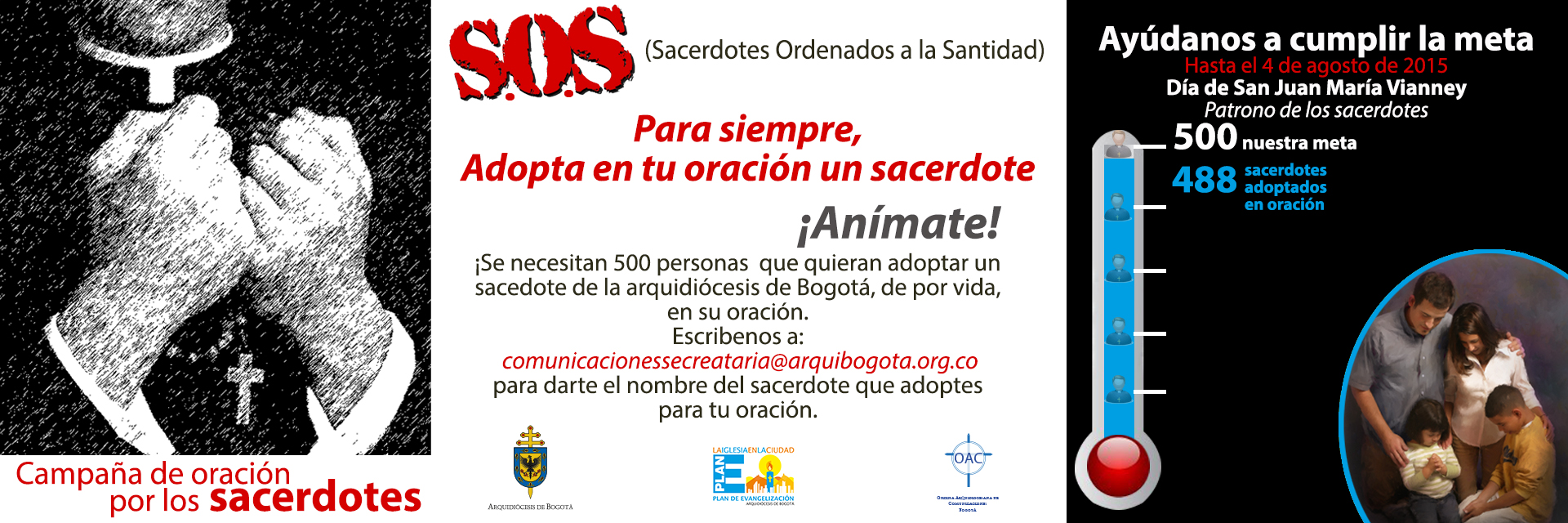 Campaña de oración por los sacerdotes