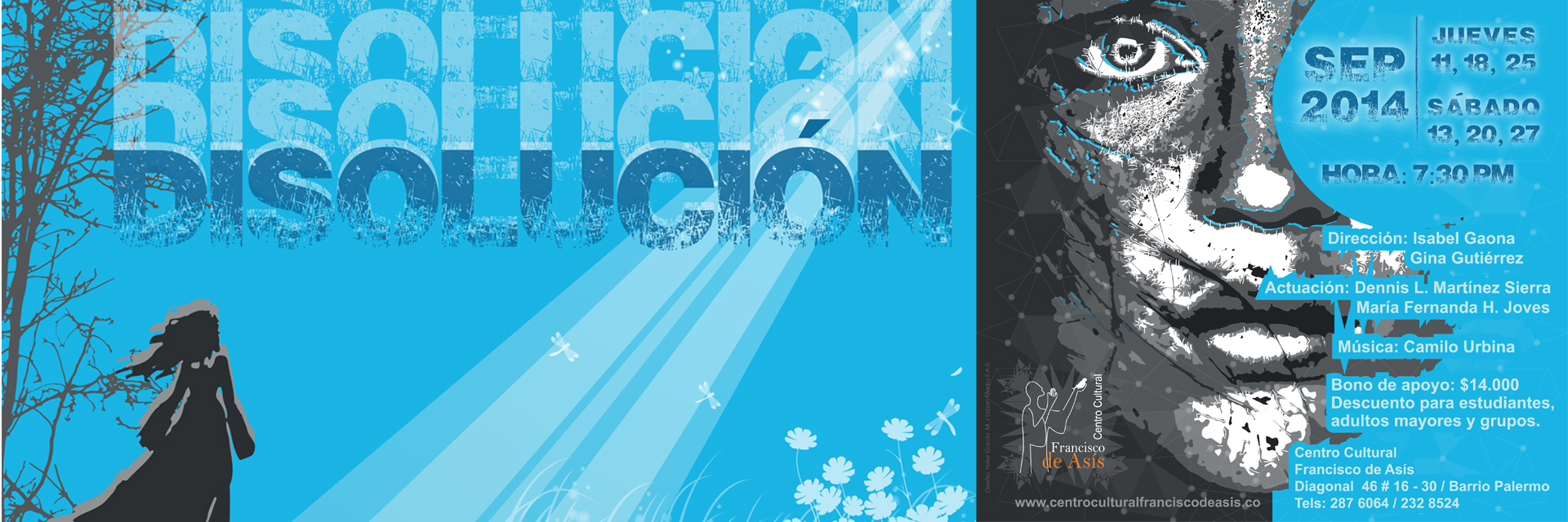 Disolución, obra de teatro de creación colectiva se presenta en el Centro Cultural Francisco de Asís del 11 de septiembre al 30 de septiembre