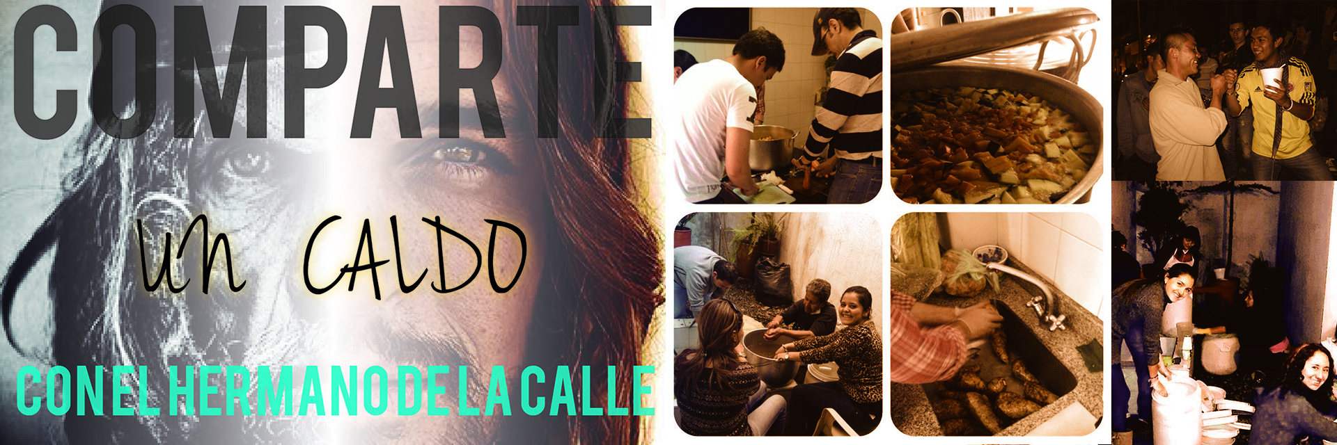 Compartiendo un caldo con el hermano de la calle