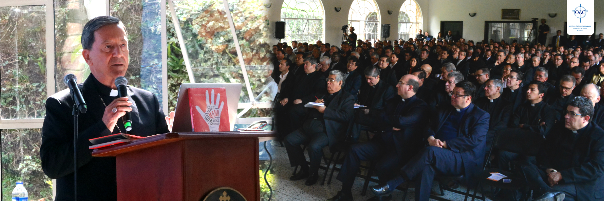 En su casa, el Seminario Conciliar, se reunió el clero de Bogotá por primera vez este año