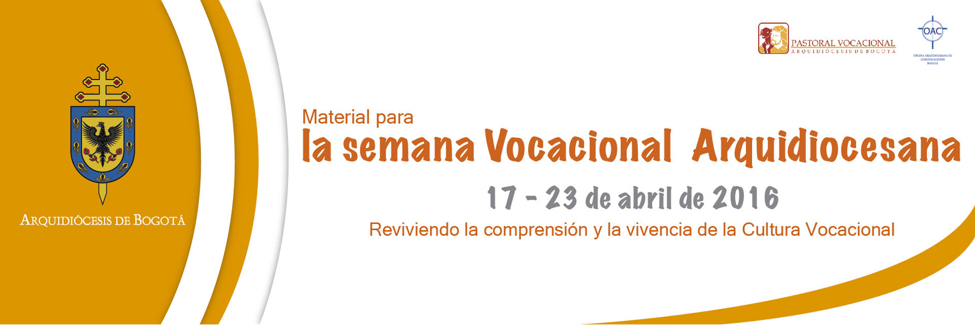 Material para la semana Vocacional Arquidiocesana