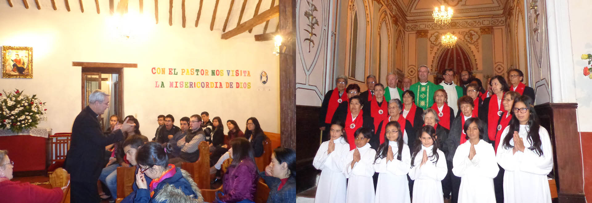 Visita pastoral de monseñor Daniel Delgado, vicario episcopal, a la parroquia Nuestra Señora de las Aguas