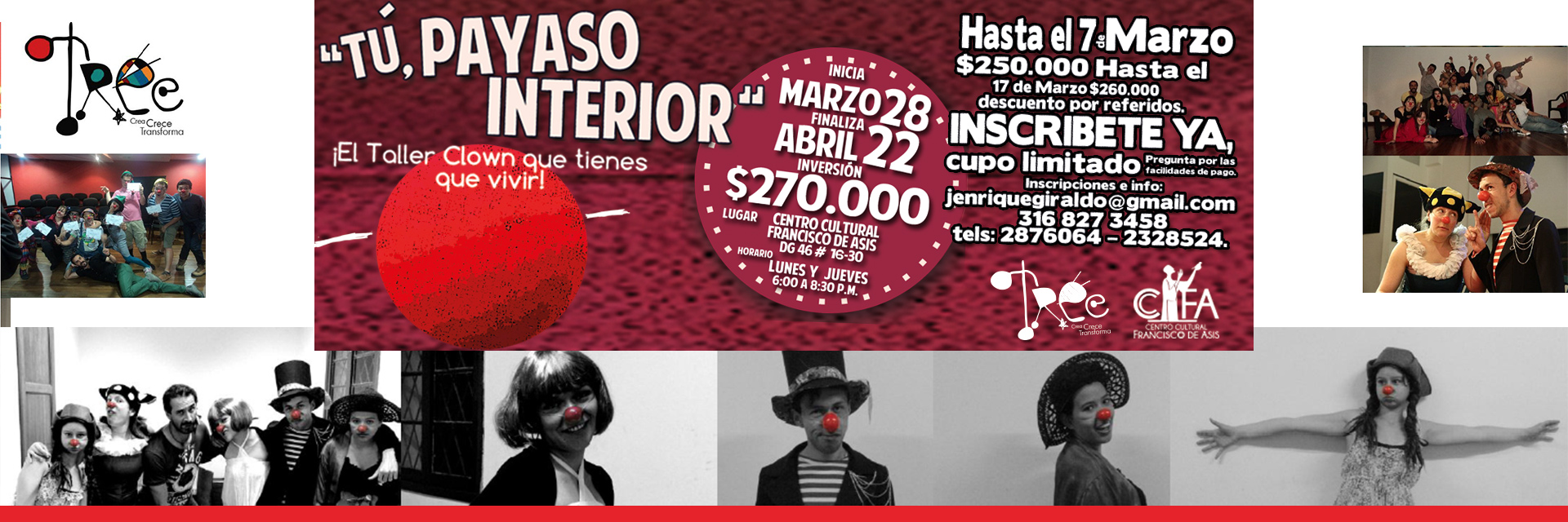 Tú, payaso interior