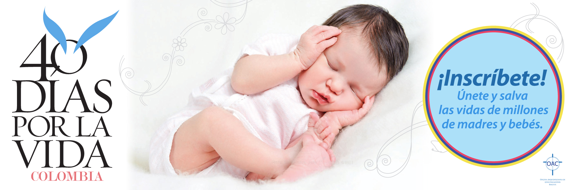 10 de septiembre, lanzamiento 40 días por la vida Colombia