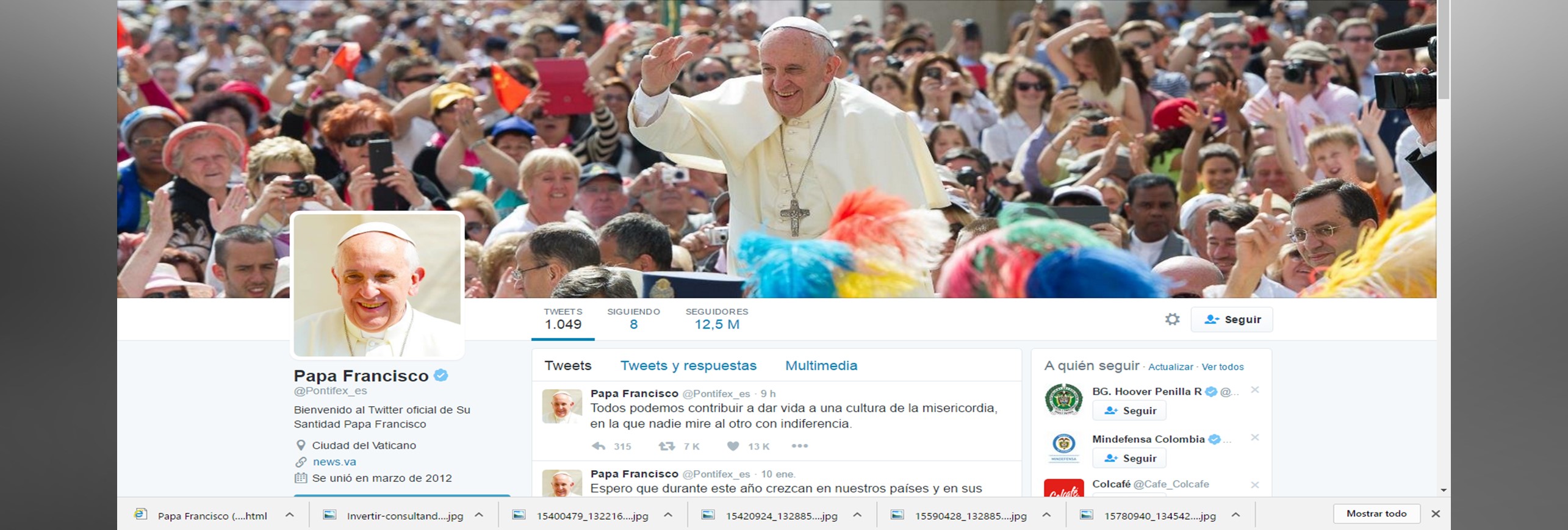 El papa se lanza “Twiter en ristre” por los niños migrantes