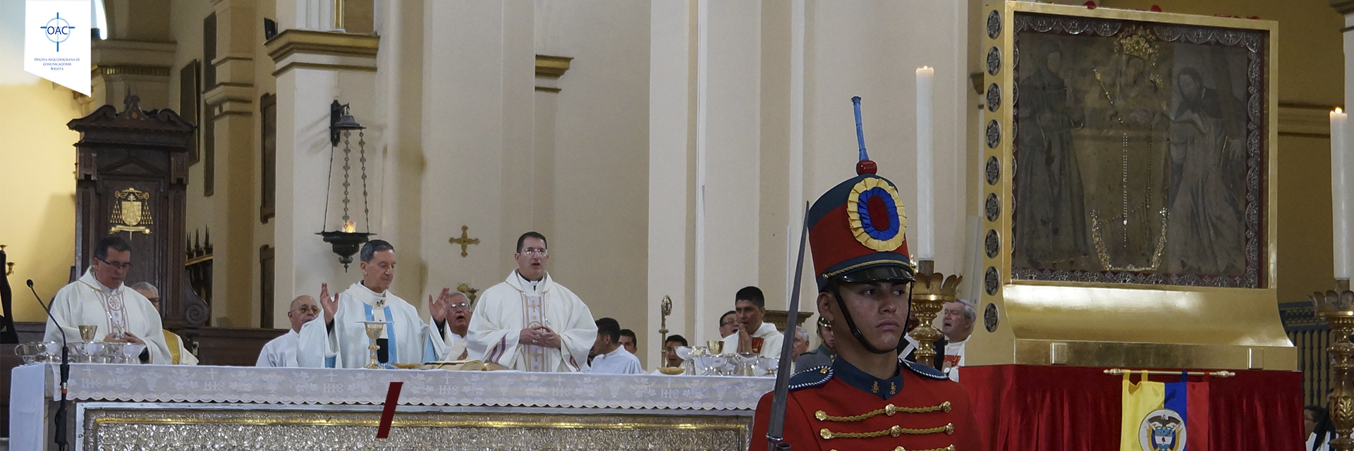 La Patrona de Colombia fue entronizada en la Catedral Primada