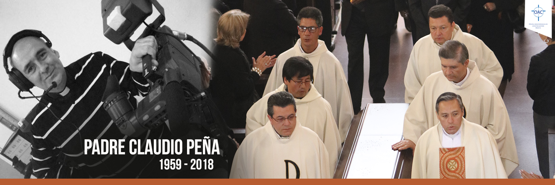 Exequias del padre Claudio Peña