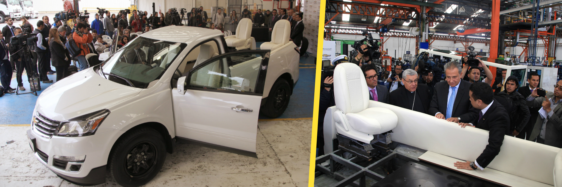 En un 70% está la la fabricación de los papamóviles