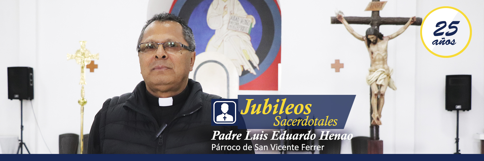Feliz de servir y llevar el Evangelio a todas las partes