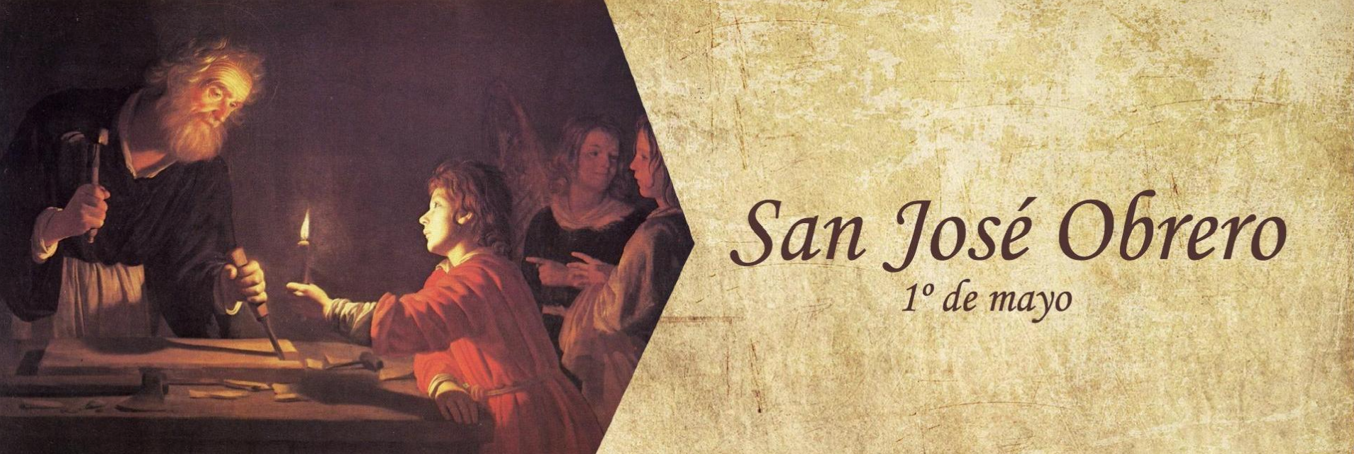 1º de mayo fiesta de San José Obrero, patrono de los trabajadores