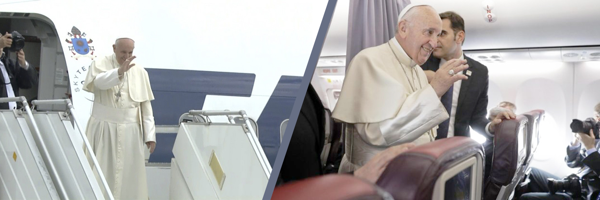 Francisco, en el avión desde Rumanía: “Los jefes hacemos diplomacia, pero los pueblos rezan juntos”