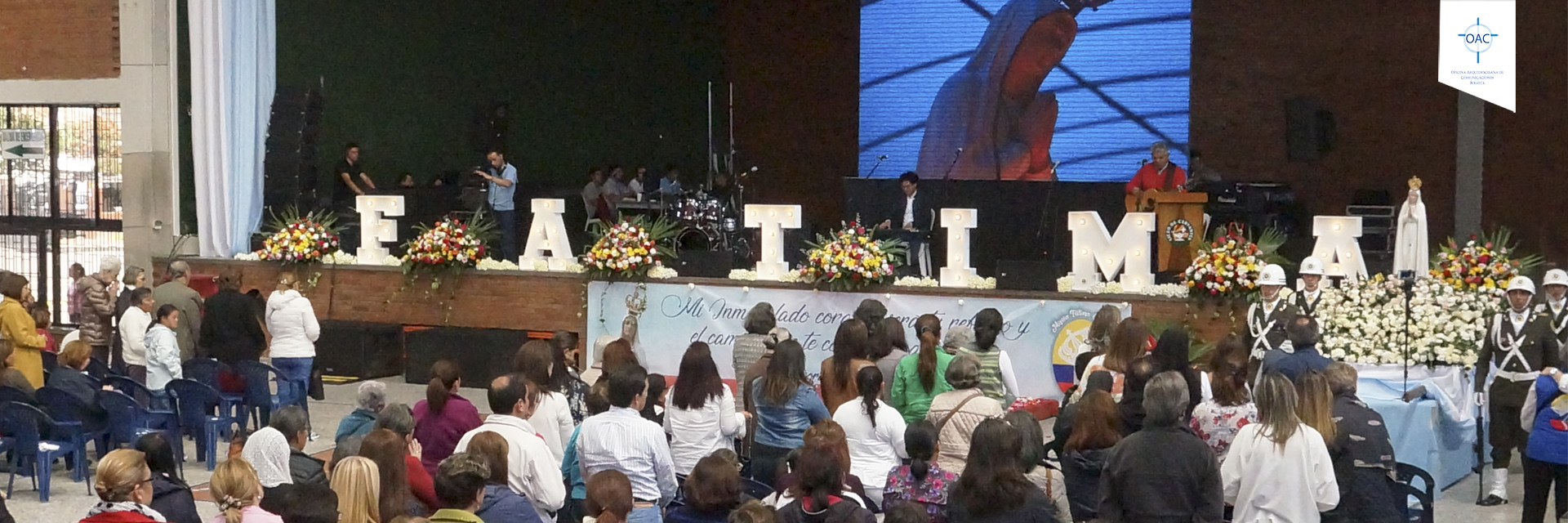 Colombia despidió a la Virgen peregrina de Fátima