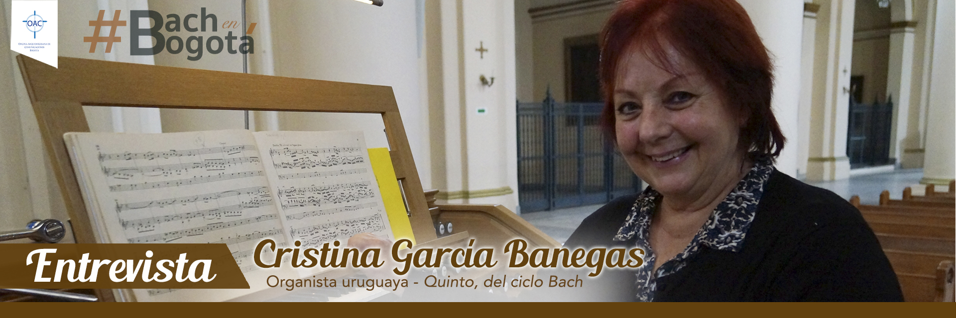 Cristina García, no solo de Bach vive el organista