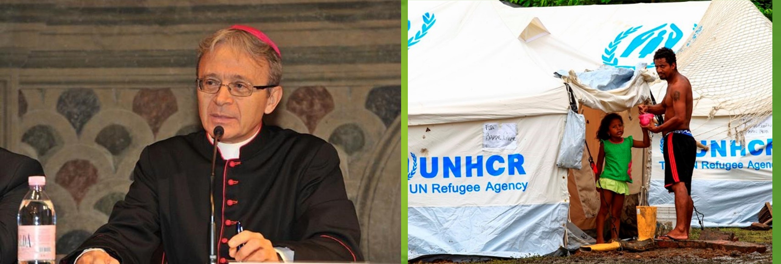 También hay que propiciar el derecho a vivir en paz en el propio país