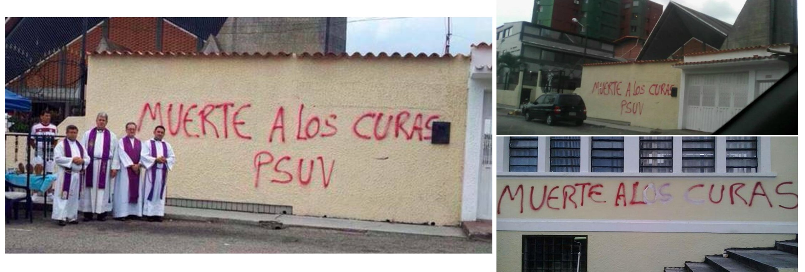 En Venezuela atacan a varios obispos y sus casas