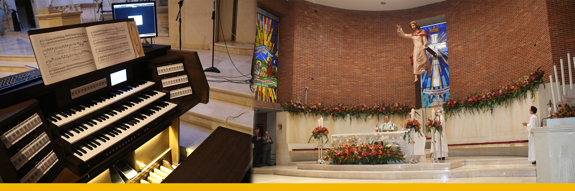 Las nuevas tecnologías llegaron a la música y a la liturgia