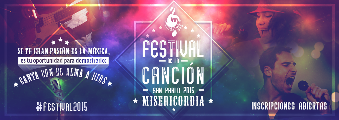 Inscripciones Festival de la Canción San Pablo