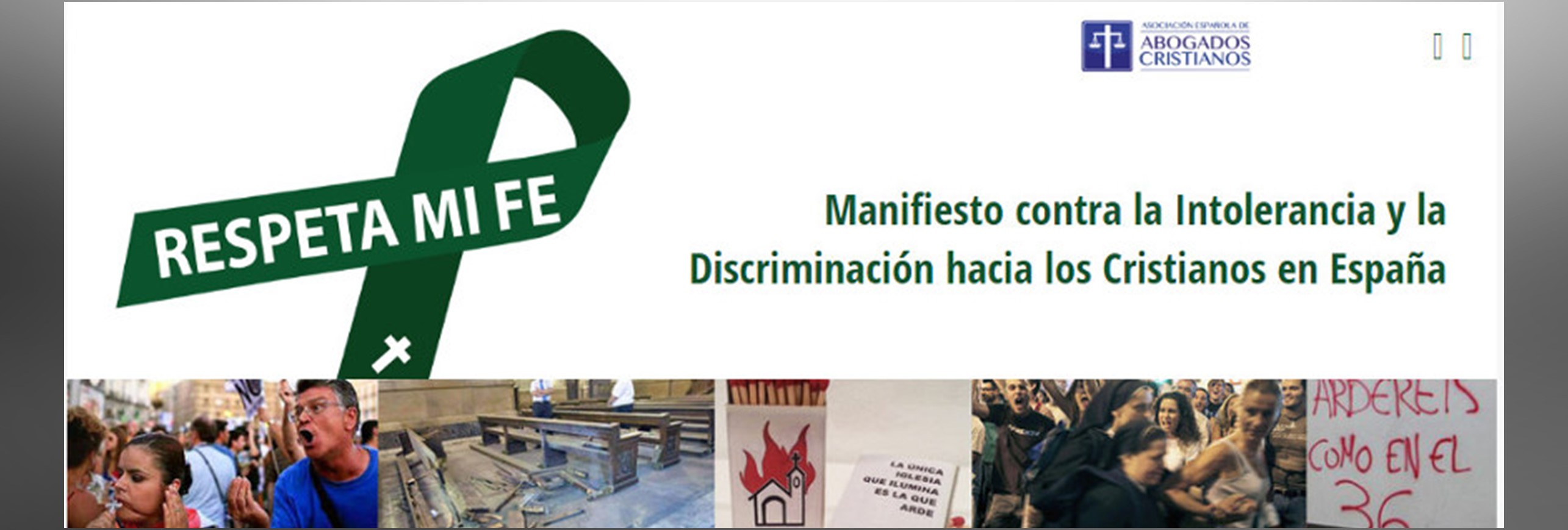 Tú no crees, pero yo sí. Respeta mi fe