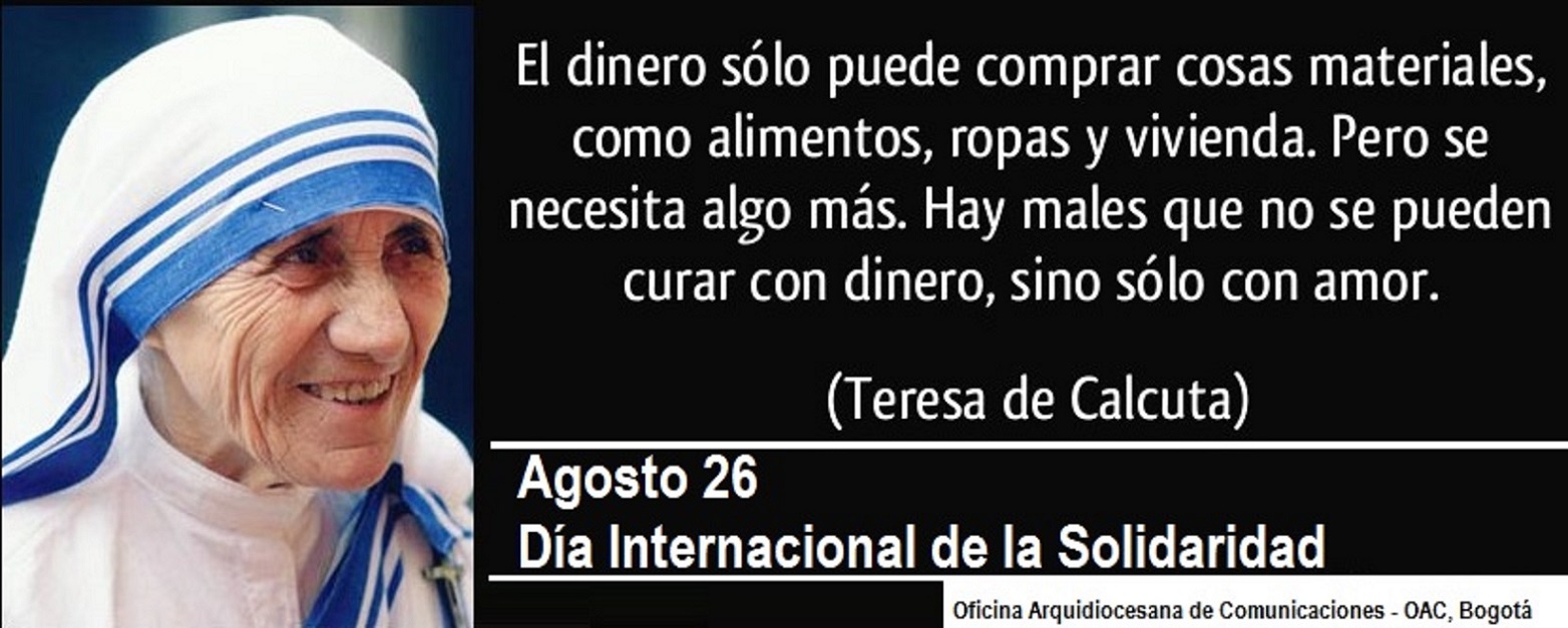 Agosto 26 día internacional de la solidaridad