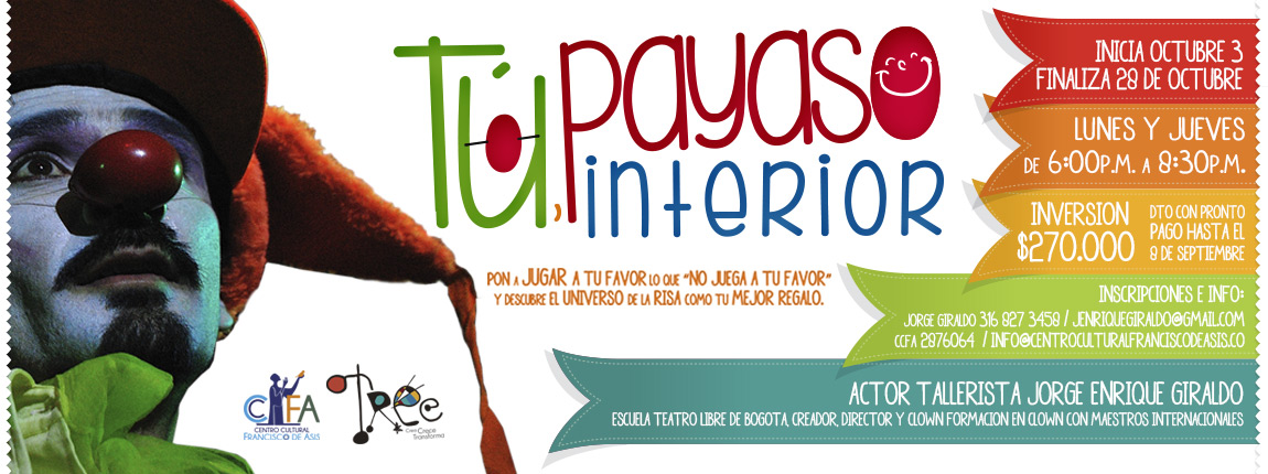 TÚ, PAYASO INTERIOR