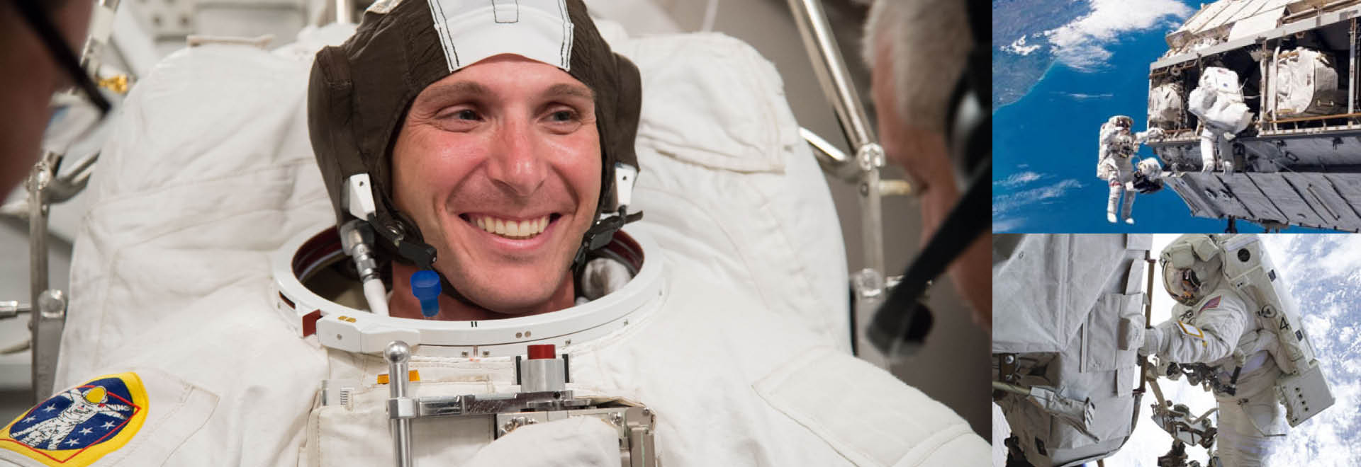Mike Hopkins, con Cristo en el espacio