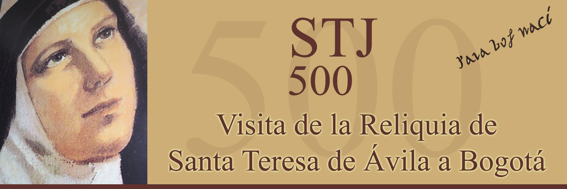 Desde España visita de la Reliquia de Santa Teresa de Ávila a Bogotá