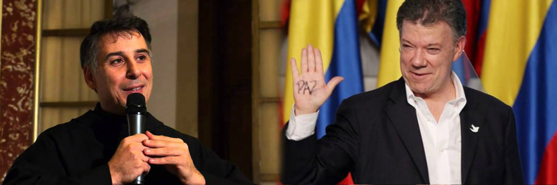 La comunidad franciscana otorga el premio Lámpara de la Paz al presidente Santos