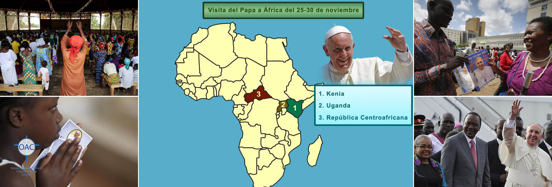 El Papa llega a África
