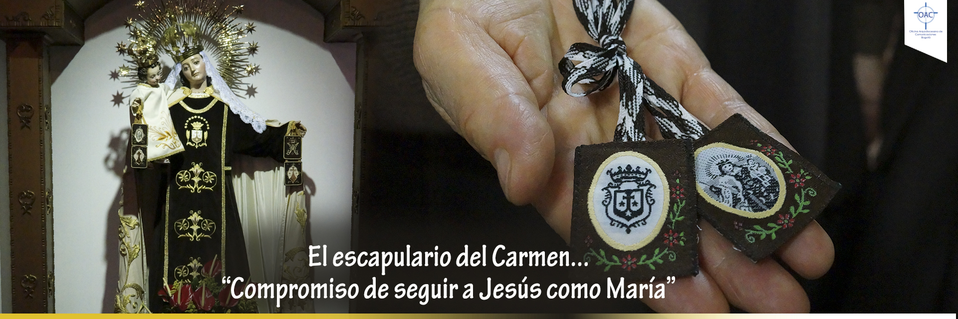 El Escapulario No es mágico ni  es un amuleto…¡es un signo  de Fe!