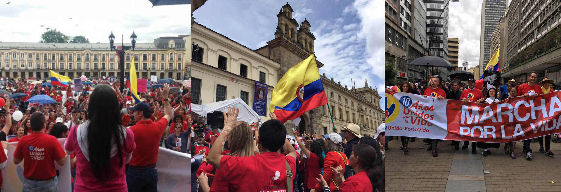 Gran manifestación en Colombia contra el aborto