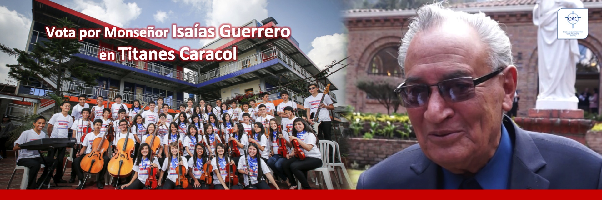 Monseñor Isaías Guerrero nominado a Titanes Caracol