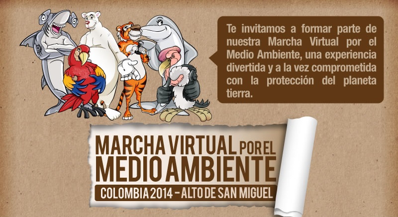 Marcha virtual por el medio ambiente
