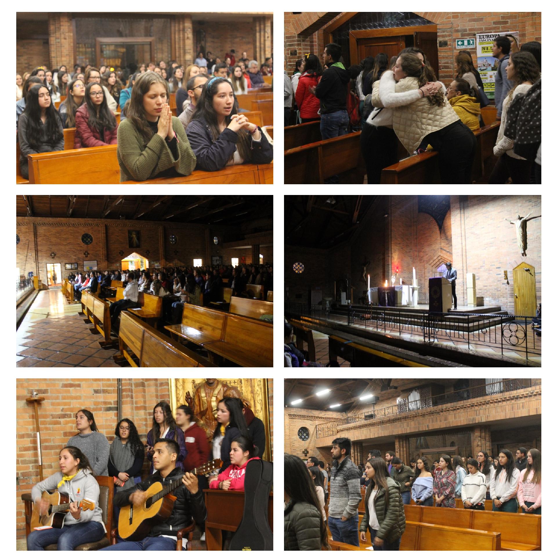 Hora eucarística de misiones en San Juan de Ávila