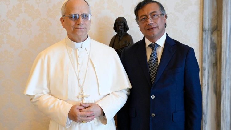 El Papa recibió en audiencia al presidente de Colombia, Gustavo Petro