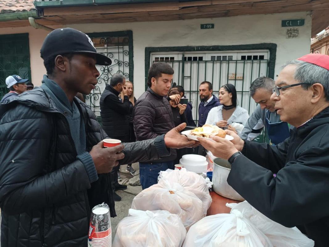 En el 2023, más de 37 mil personas, en estado de vulnerabilidad, fueron acompañadas por la Arquidiócesis en Bogotá
